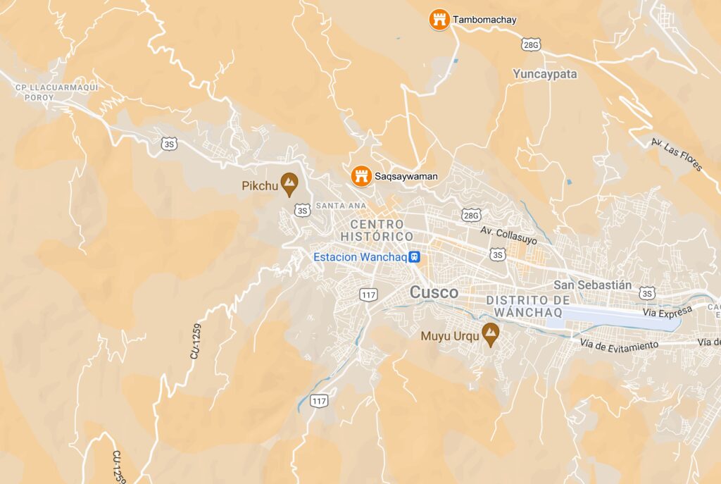 Mapa Cusco